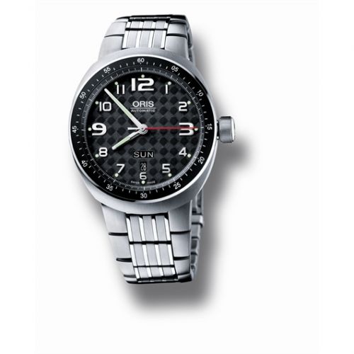 Oris TT3 Day Date Titanium Black Bracelet