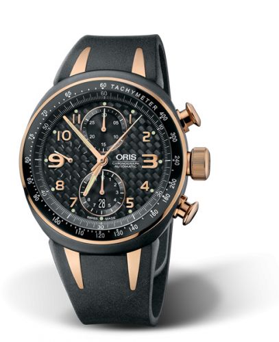 Oris TT3 Chronograph Titanium - Rose Gold Black Rubber