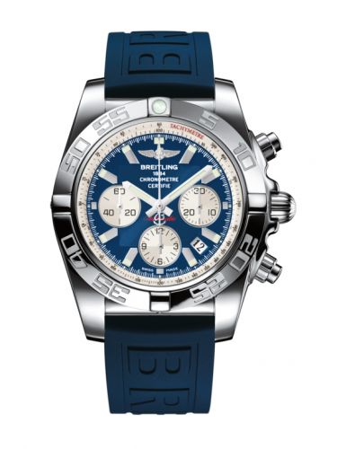 Breitling Chronomat 44 Stainless Steel Blue Rubber