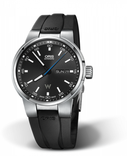 Oris Williams Day Date 42 Stainless Steel Black Rubber