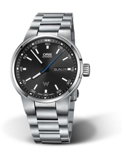 Oris Williams Day Date 42 Stainless Steel Black Bracelet