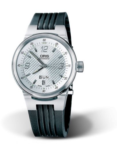 Oris WilliamsF1 Team Day Date 40.5 Stainless Steel Silver Rubber