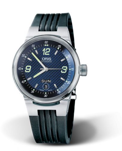 Oris WilliamsF1 Team Day Date 40.5 Stainless Steel Blue Rubber