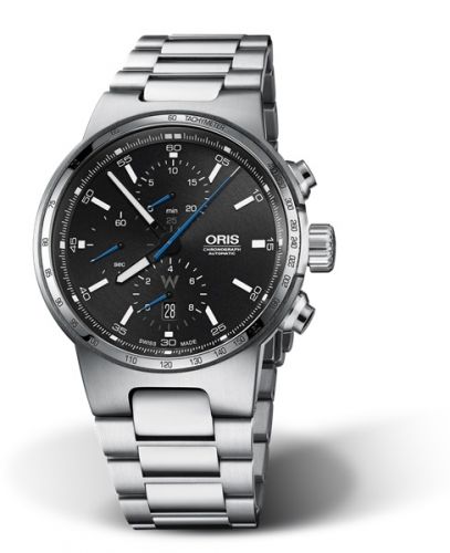 Oris Williams Chronograph Stainless Steel Black Bracelet