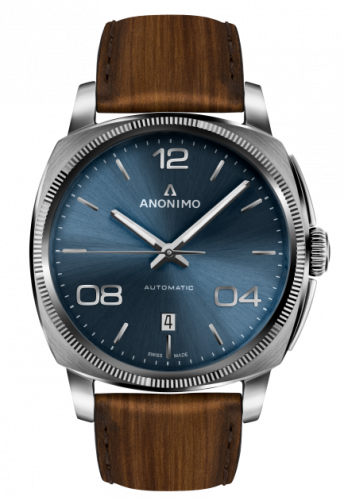 Anonimo Epurato Automatic Stainless Steel Blue Leather