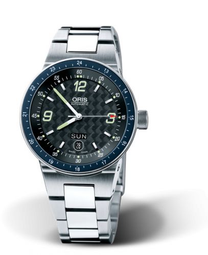 Oris WilliamsF1 Team Day Date 42 Stainless Steel Black Bracelet