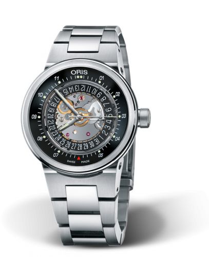 Oris WilliamsF1 Team Skeleton Engine Date 40.5 Stainless Steel Bracelet