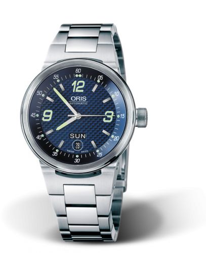 Oris WilliamsF1 Team Day Date 40.5 Stainless Steel Blue Bracelet