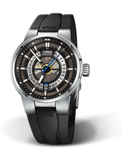 Oris Williams Engine Date 42 Stainless Steel Rubber