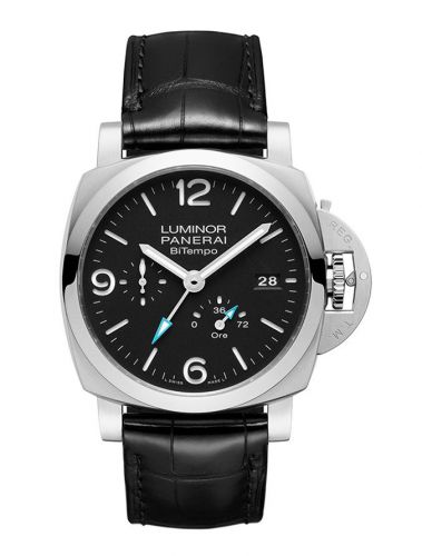 Panerai Luminor 1950 44 BiTempo Stainless Steel Black