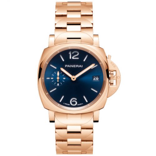 Panerai Luminor Due 38 Automatic Goldtech TuttoOro Blue