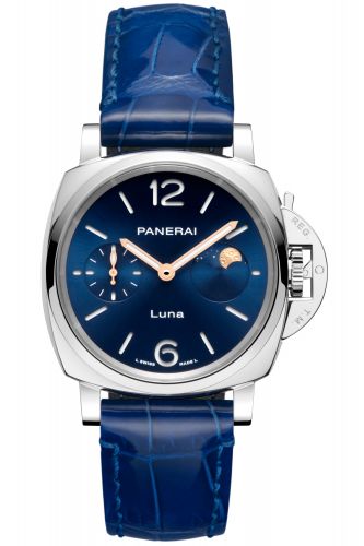 Panerai Luminor Due Luna Automatic Stainless Steel Blue