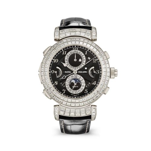 Patek Philippe Grandmaster Chime 6300 White Gold - Diamond Black