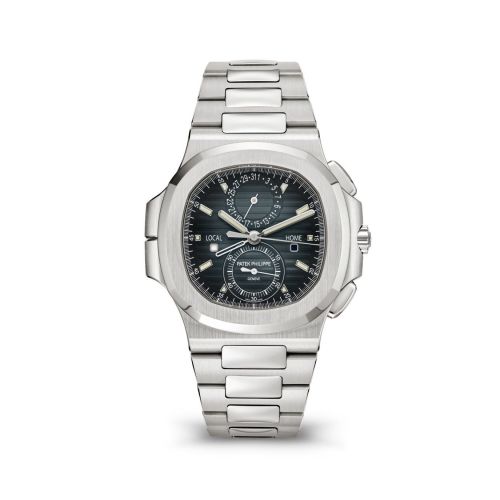 Patek Philippe Nautilus Travel Time Stainless Steel Blue