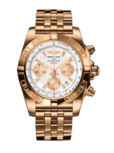 Breitling Chronomat 44 Rose Gold Antarctica White Bracelet