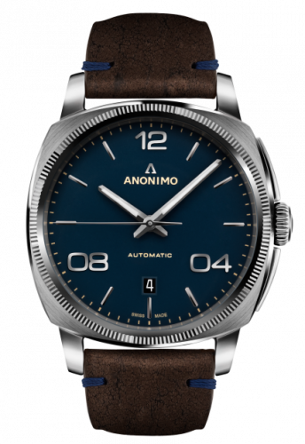Anonimo Epurato Automatic Stainless Steel Blue Leather