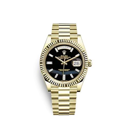 Rolex Day-Date 40 Yellow Gold Onyx