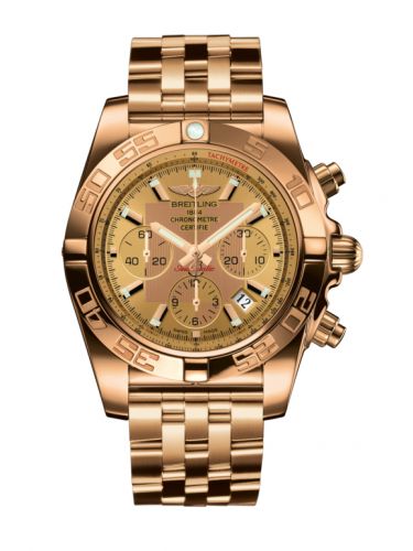 Breitling Chronomat 44 Rose Gold Golden Sun Bracelet