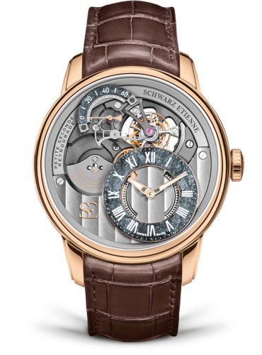 Schwarz Etienne La Chaux-de-Fonds Petite Seconde Rétrograde Tourbillon Red Gold Hermatite Specularite