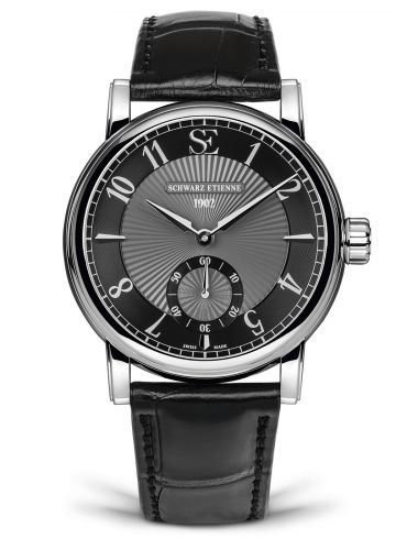 Schwarz Etienne Roma Small Seconds Stainless Steel Black