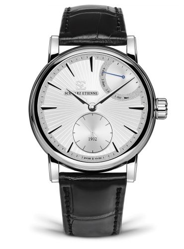 Schwarz Etienne Roma Power Reserve Stainless Steel Silver