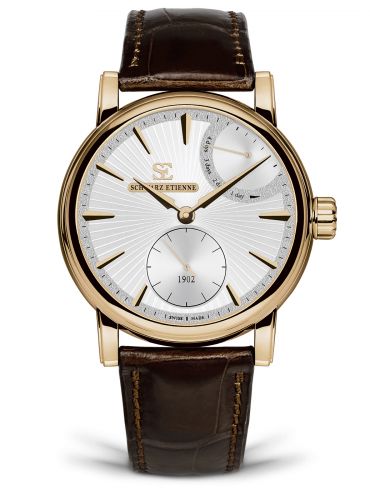 Schwarz Etienne Roma Power Reserve Rose Gold Silver