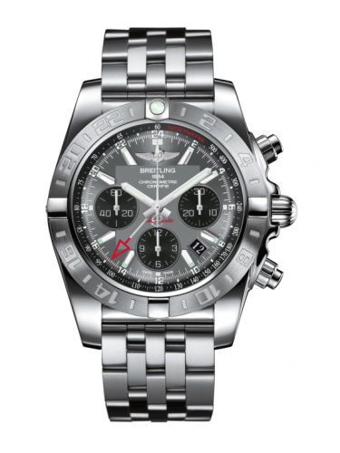 Breitling Chronomat 44 GMT Stainless Steel Blackeye Grey Bracelet