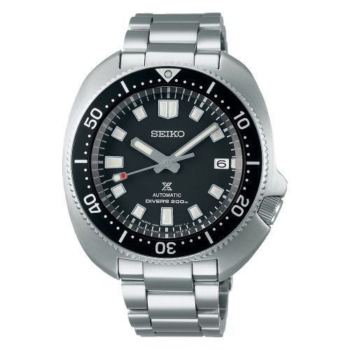 Seiko Prospex Diver 1970 Stainless Steel Black Bracelet