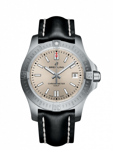 Breitling Chronomat Colt 41 Automatic Silver Calf Pin