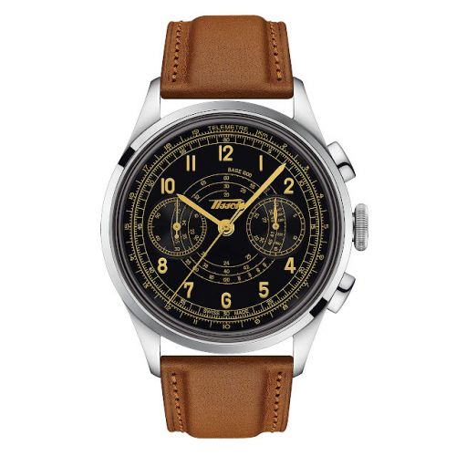 Tissot Telemeter 1938 Chronograph Stainless Steel Black