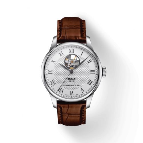 Tissot Le Locle Powermatic 80 Open Heart Stainless Steel Silver