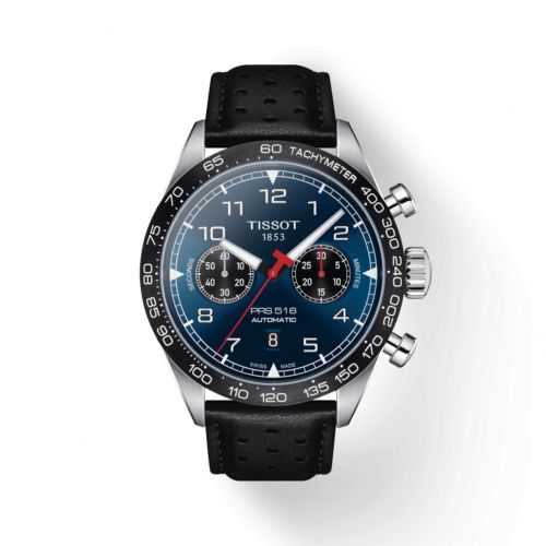 Tissot PRS 516 Automatic Chronograph 45 Stainless Steel Blue