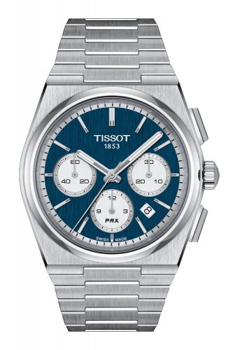 Tissot PRX Chronograph Stainless Steel Blue