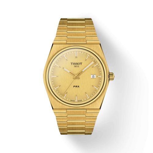 Tissot PRX Quartz Yellow Gold Champagne