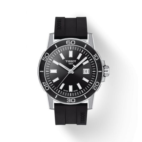 Tissot Supersport Stainless Steel Black Rubber