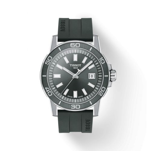 Tissot Supersport Stainless Steel Grey Rubber