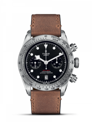 Tudor Heritage Black Bay Black Chronograph Strap
