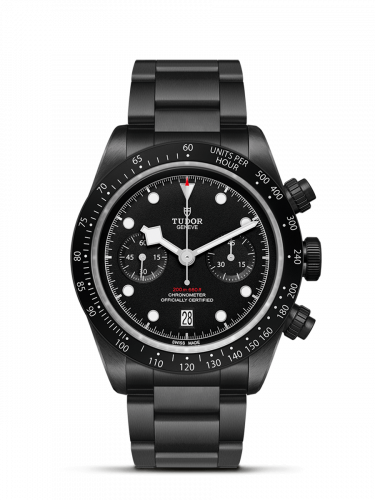 Tudor Heritage Black Bay Chronograph Dark Black Bracelet