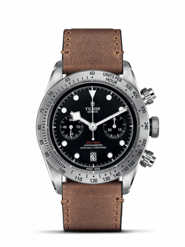 Tudor Heritage Black Bay Black Chronograph Strap