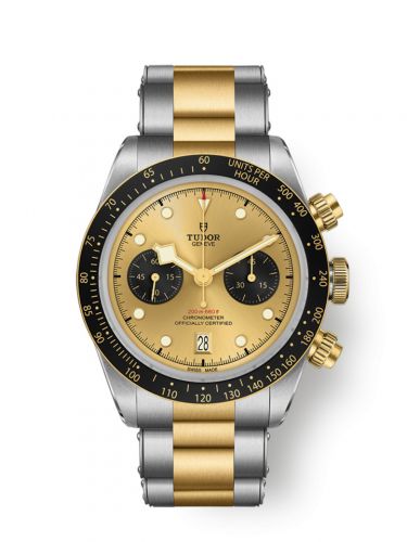 Tudor Heritage Black Bay Chronograph S&G Champagne Bracelet