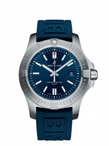 Breitling Chronomat Colt 44 Automatic Blue Rubber Folding
