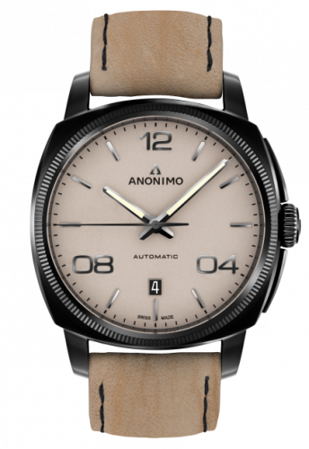 Anonimo Epurato Automatic Stainless Steel DLC Sand Leather