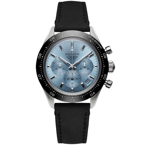 Zenith Chronomaster Sport Yoshida White Gold Aqua Blue