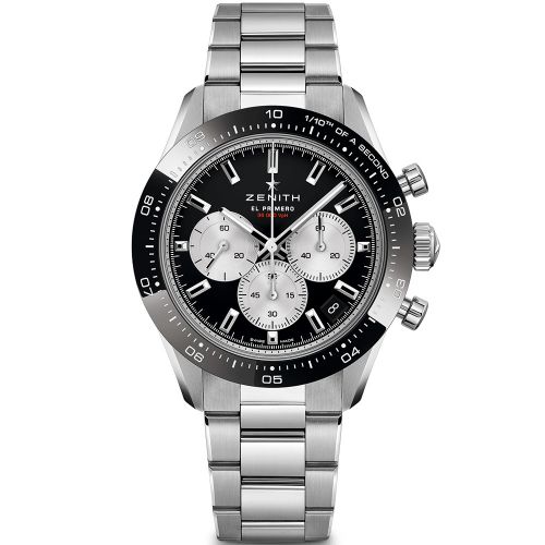 Zenith Chronomaster Sport Yoshida Stainless Steel Black Bracelet