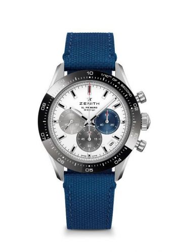 Zenith Chronomaster Sport Stainless Steel Silver Canvas