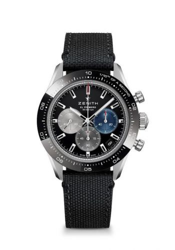 Zenith Chronomaster Sport Stainless Steel Black Canvas