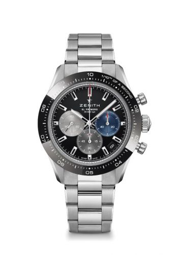 Zenith Chronomaster Sport Stainless Steel Black Bracelet