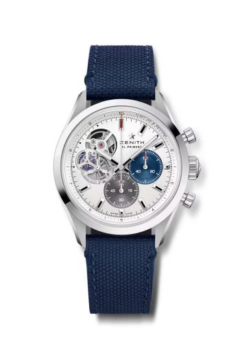 Zenith Chronomaster Open Stainless Steel Silver Rubber
