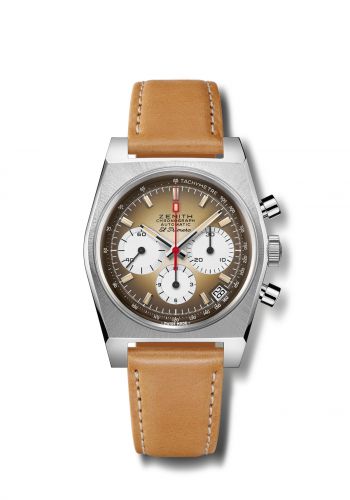 Zenith El Primero A385 Revival Stainless Steel Brown