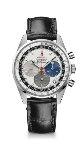 Zenith El Primero A386 Revival 50th Anniversary El Primero White Gold